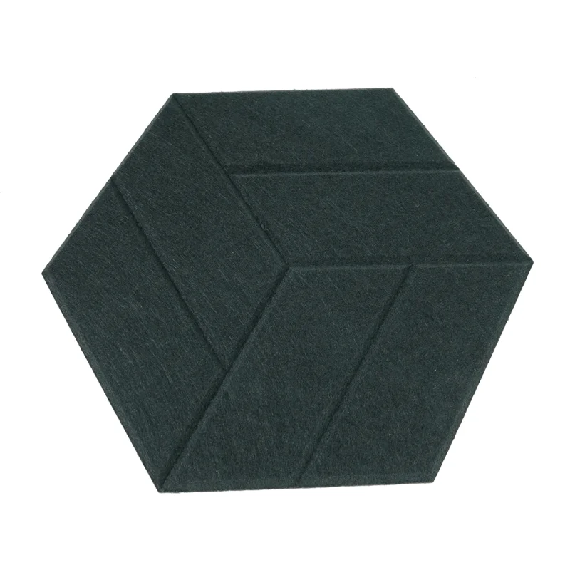 New Arrival Modern Design 3D PET Acoustic Foam Panel Polyester Acoustic Panels for Studio and Home Use