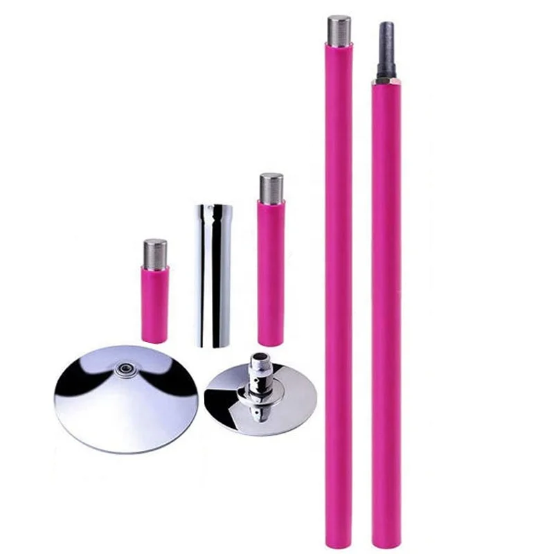 Quick Easy Install Silicon Pink altura ajustável Dança amovível de 40 mm  Varão de recolha de pólos, varão Dancing Pole, 2255 mm (7' 4') a 2745 mm  (9') - China Dança Pole