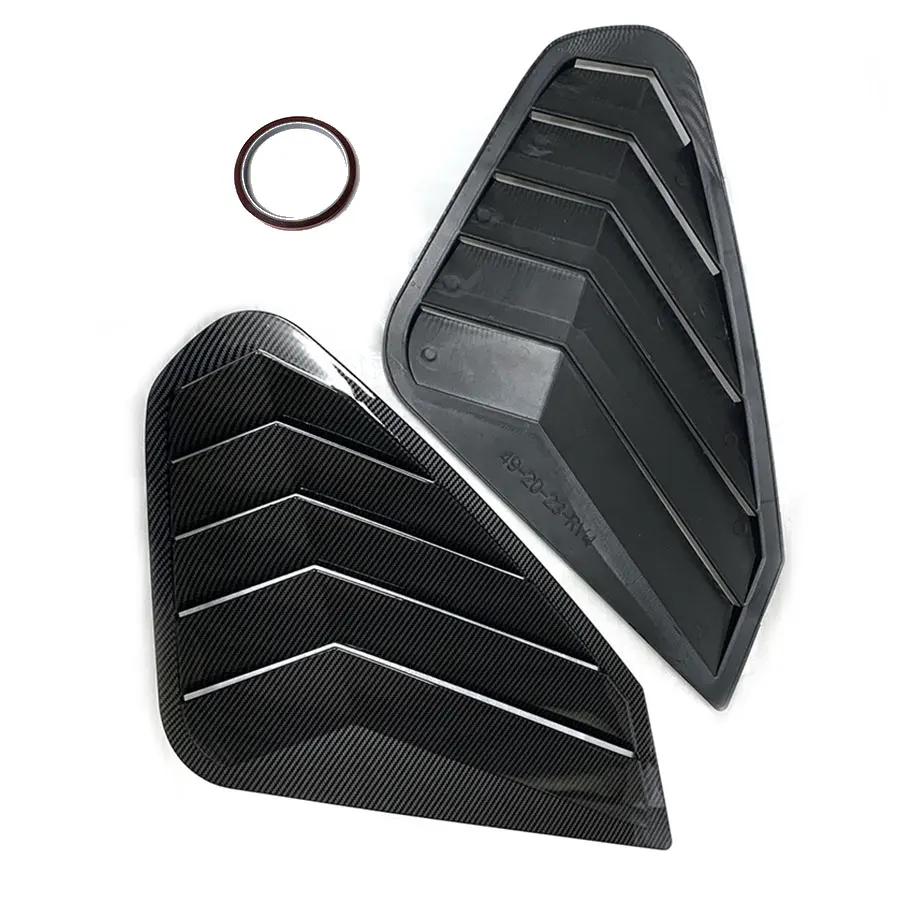 product tiypeor car window cover for toyota rav4 2020   2023 exterior rear side window louver black  auto car accessories 2021 2022-10
