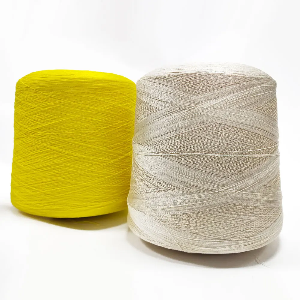 High Strength 60% Polyester 40% Viscose Cost-Effective 28S/1 Ice Silk Summer Yarn for Knitting Sewing Cooling Breathable Weaving