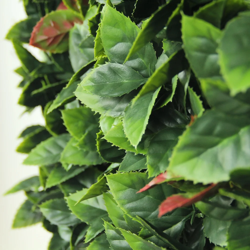 Стильная 3D искусственная стеновая панель из самшита для тропических и детей/фермерский дом садового забора настенных украшений 50 см