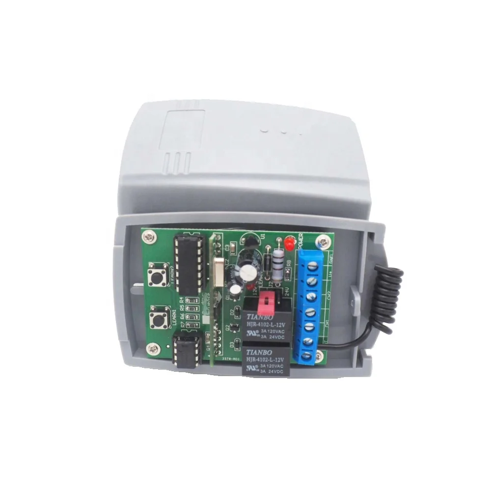 433mhz Remote Control Rolling Code Receiver for Garage Door Gate Door with Open Code