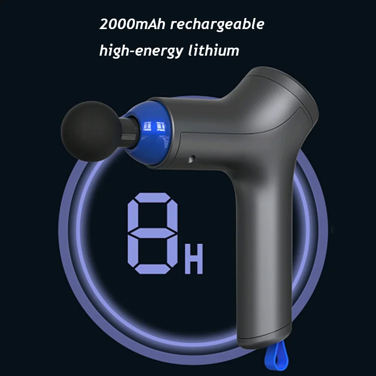 Muscle Percussion Heated Massage Gun Deep Tissue Massagers Handheld Deep Tissue with Heat for Neck and Back