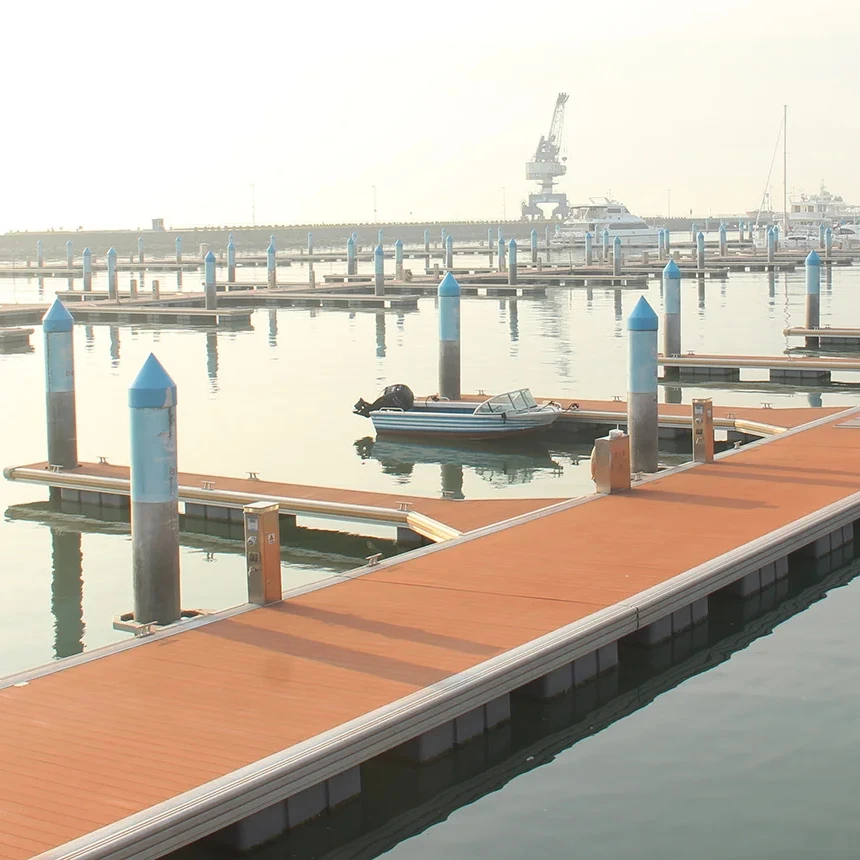 Strong Aluminum Frame Floating Platform Marine Waterfront Jetty Tourist Aluminum Dock Pier for Sale