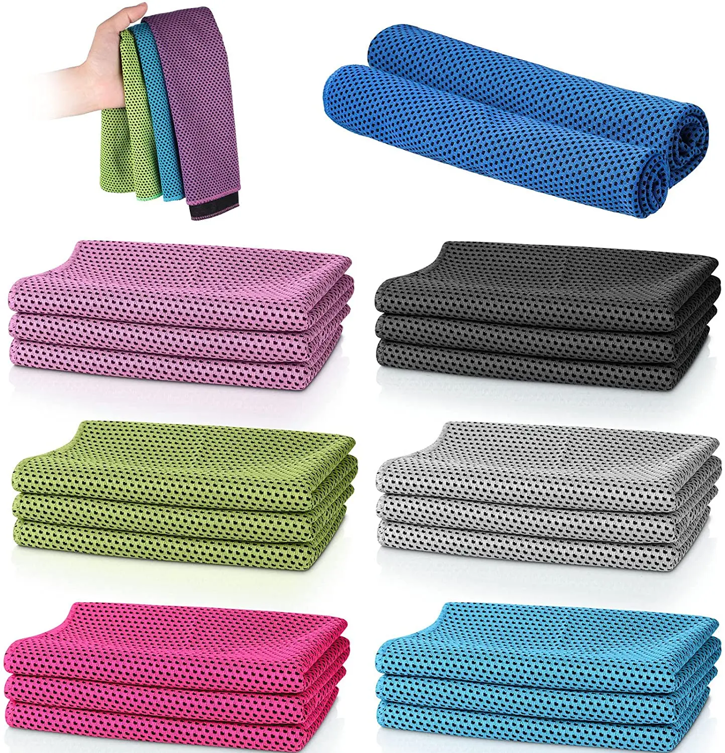Professional Manufacture Cheap Soft and Quick Dry Ice Cooling Microfiber Sport Towel manufacture