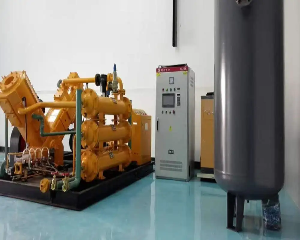Oil-Free Stationary Reciprocating Piston Air Compressor with AC Power ...