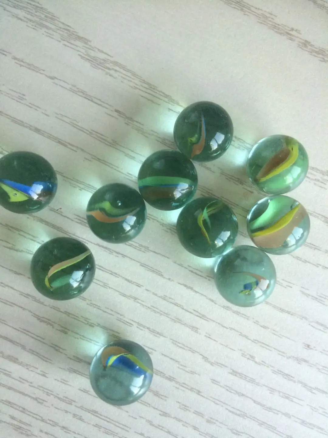 Cheap Three Colour Glass Marbles with Free Samples
