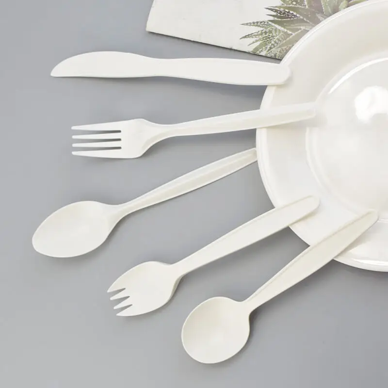 Compostable Eco High Quality Tableware Biodegradable Dispensable Cutlery