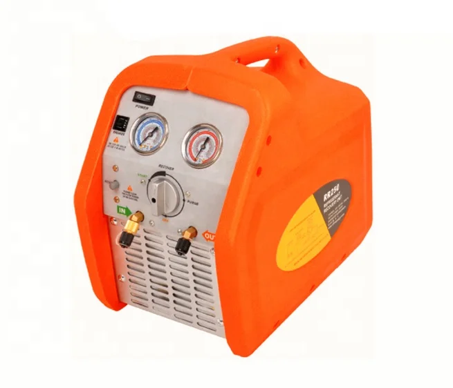 HVAC Air Conditioner Single Cylinder Gas Refrigerant Recovery Machine AC Recovery Machine RR250