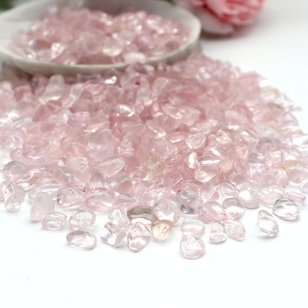 Bulk Wholesale Natural Gemstone Chips Healing Rose Quartz Chips Crystal