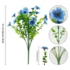 Small bouquet with 7 branches - blue