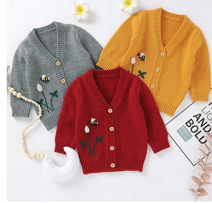 yellow flower cardigan