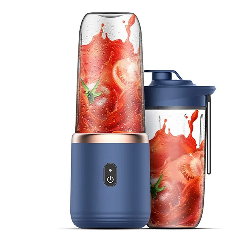 Multifunction USB Rechargeable Blender Fruit Juicer 400ML 40W Portable Juicer With Bottle and Lid