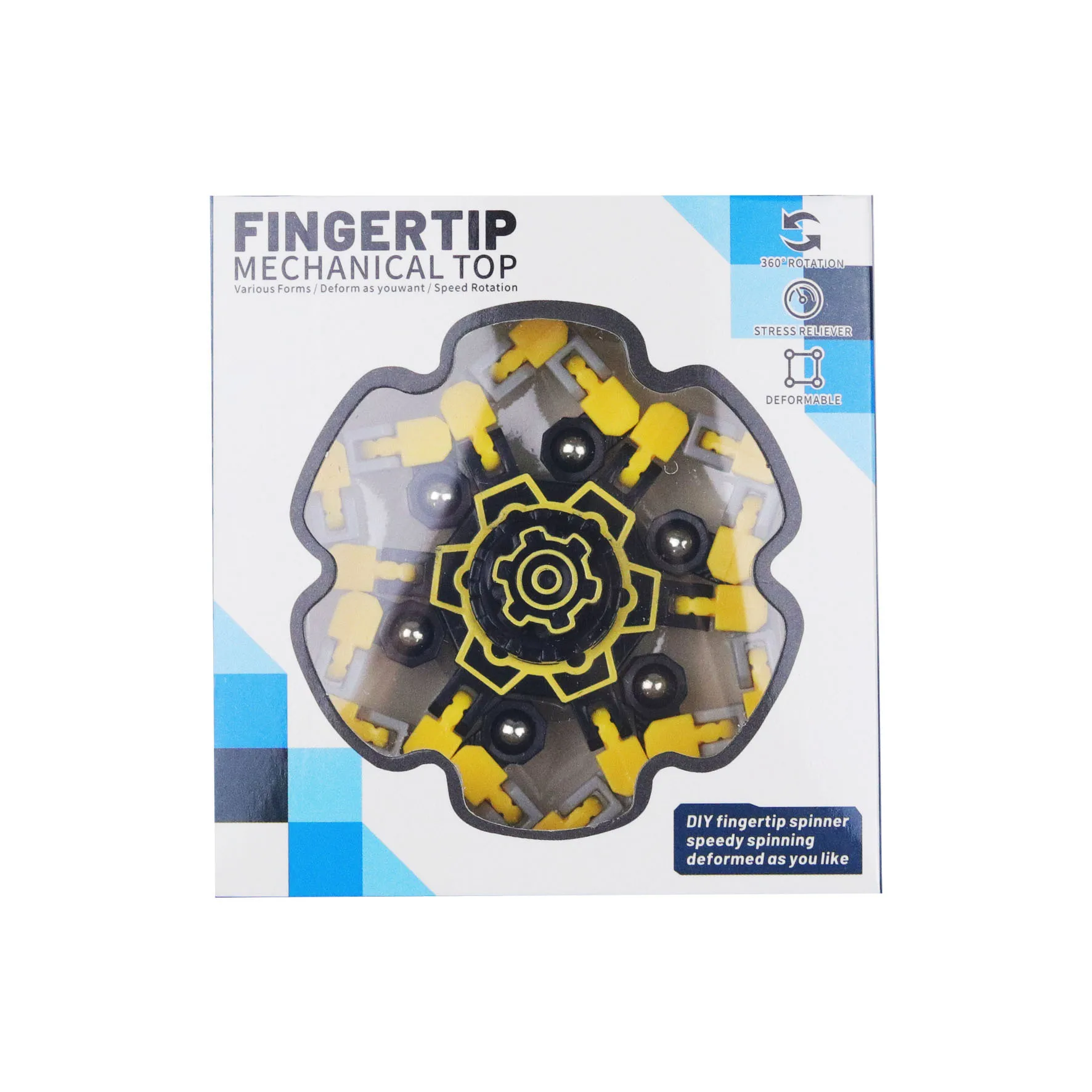 Игрушки-прядильщики с деформированной цепью для детей, антистресс, ручной Прядильщик, игрушки для взрослых, снятие стресса, сенсорный гироскоп, подарок