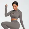 Grey Bra+Leggings+Hoodie3piece