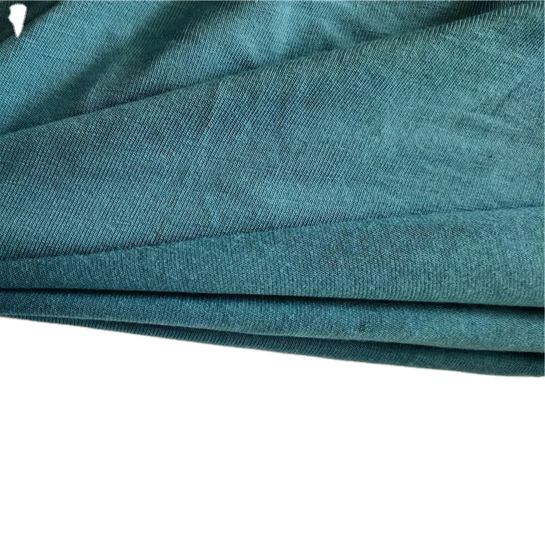 95% Bambuskohle-Faser Spandex-Stoff Dehnbarer Bambus-Kohlefaser-Strickstoff