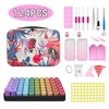 Gradient Pink  124 PCS  Butterfly #2