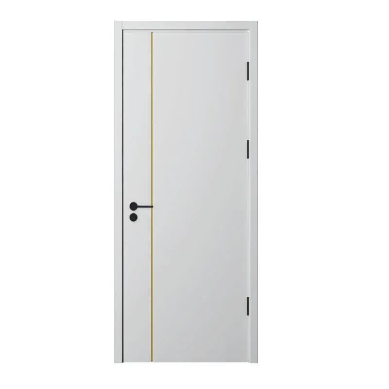 Flush Solid Wood Door Design HDF Veneer Interior Hotel Projects Door Prices