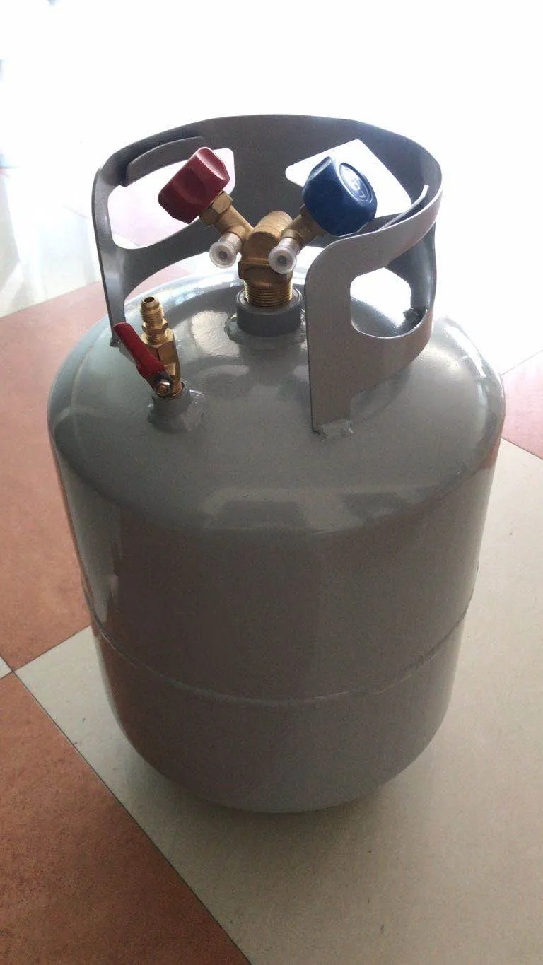 EN13322 Standard 12l Empty Recovery Cylinder for R134a R404a R410a Refrigerant