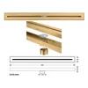 Oro spazzolato opaco-60055mm