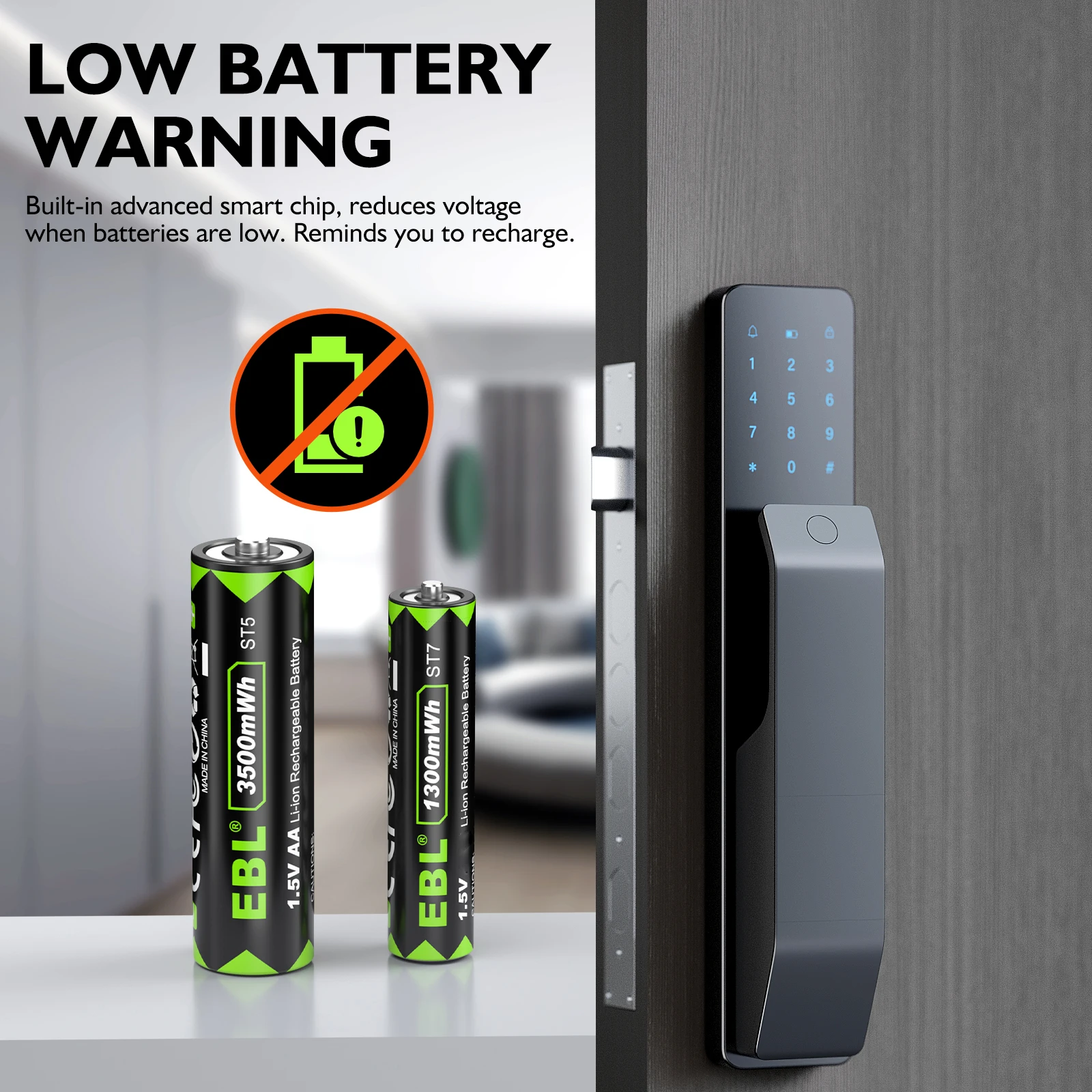 Aufladbare Akku Ladegerät EBL AA Akkus 8 Stück 1,5V 3000Wh &ap; AA Wiederaufladbare Batterien It Batterie Ladegerät