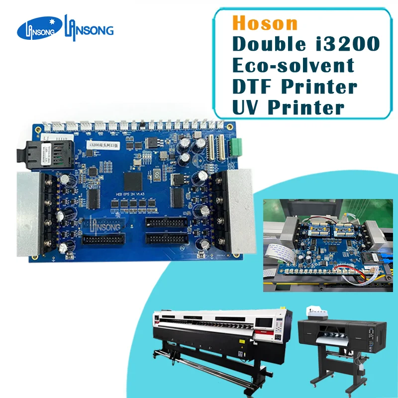 Yeni Hoson I3200 iki galvaniq galvaniq 2 galvaniq I3200 galvaniq Dtf Eco Solvent Liqo Format Printerlari uchun galvaniq - Yeni 6 Ay