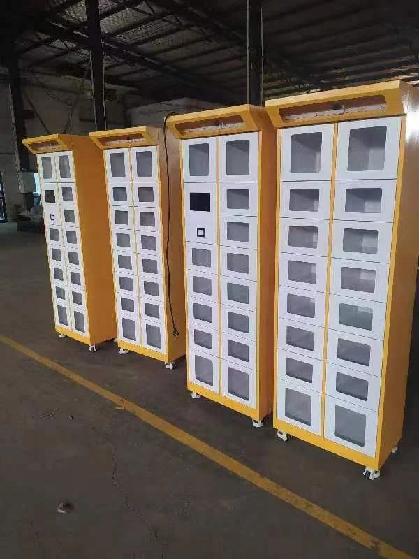 Refrigerated Heated Waterproof Smart Food Delivery Pickup Locker Fresh Food Locker With Touch Screen