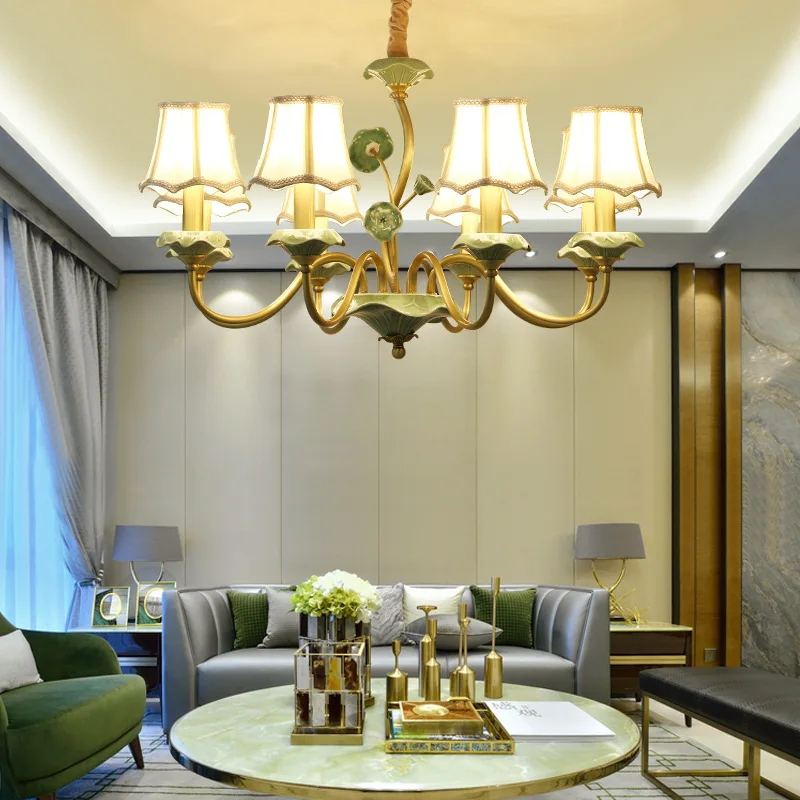 USA Pendant Hotel Residential Interior Living Room Balcony Classic Modern Led Ceiling Chandelier Lighting