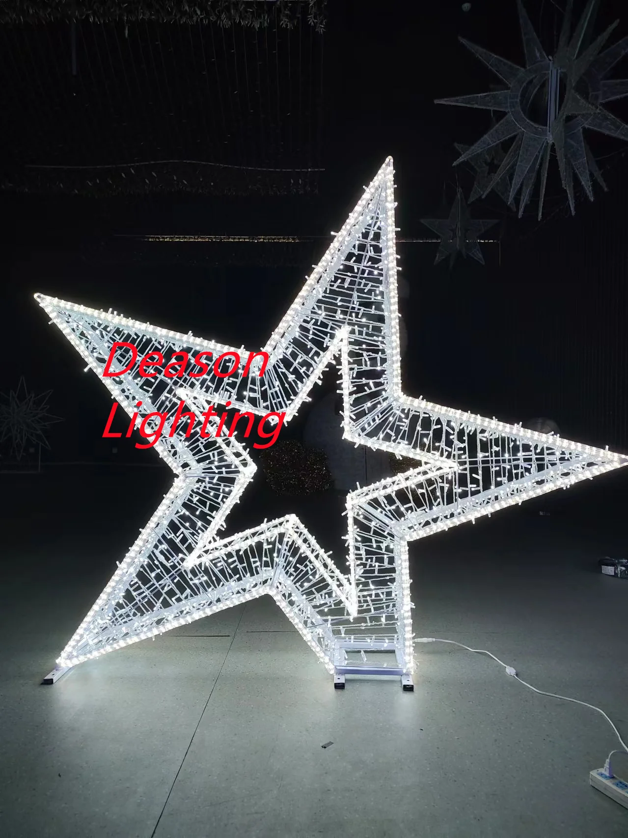Groer Weihnachtsstern fr Einkaufszentrum-Dekoration