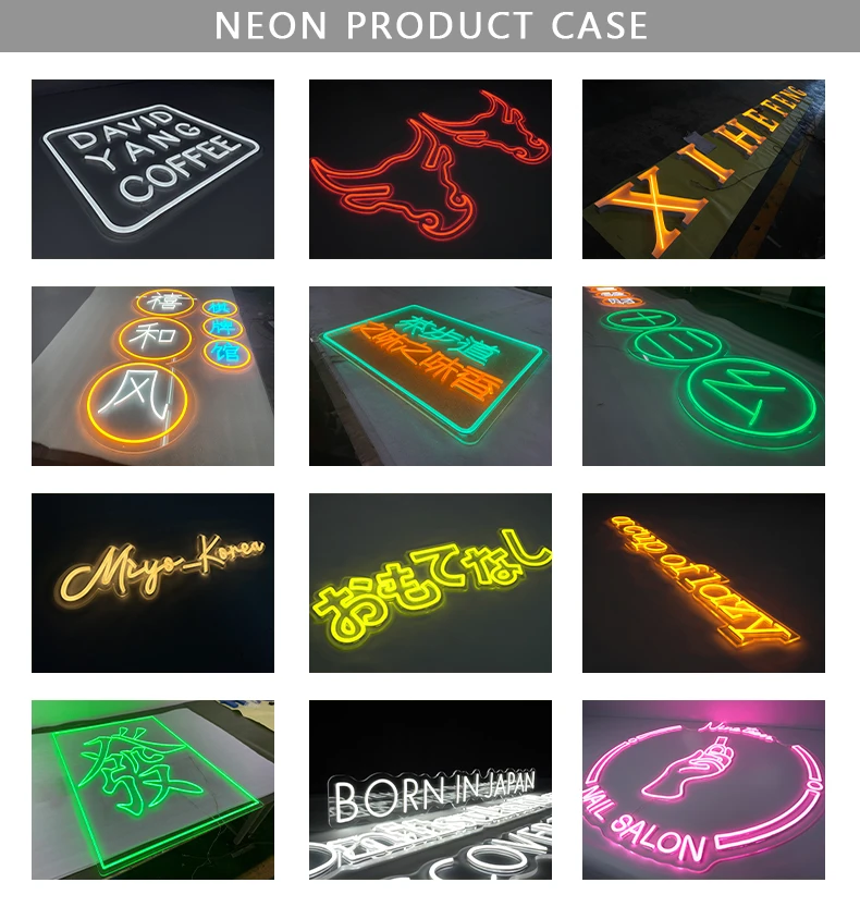 Outdoor Store Custom Made Led Neon Lights Custom Neon Sign Custom Logo