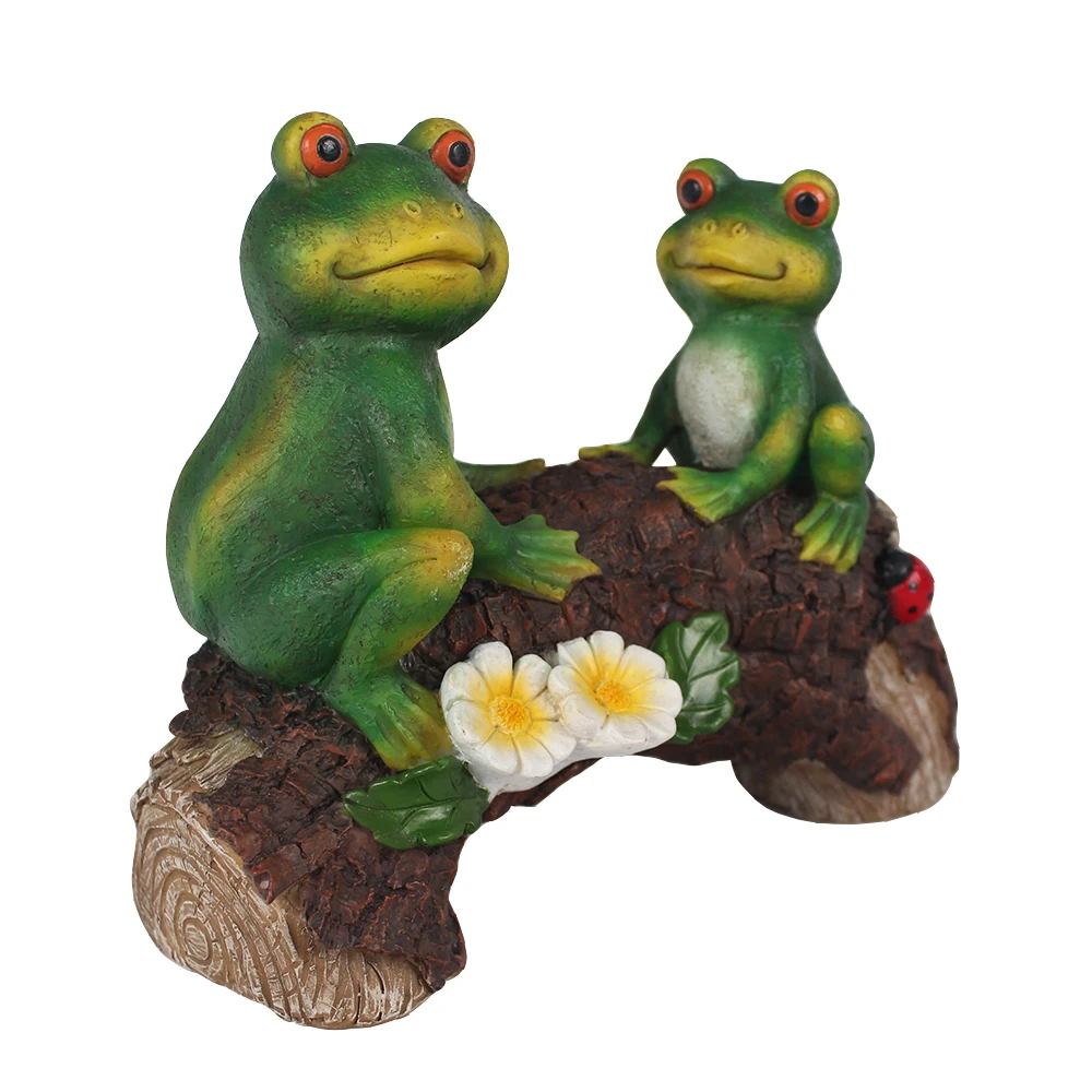 Frog Garden Statue Green Frogs Resin Animal Sculpture For Patio Yard Art And Lawn Ornaments Frogs Sitting On Wood Buy Frog Garden Statue Green Frogs Resin Animal Sculpture Frogs Sitting On Wood Product On Alibaba Com