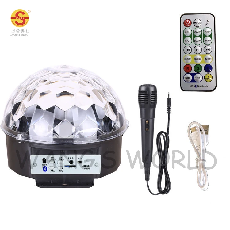 USB for  Mobile Phone Controlled LED Disco Ball Lights Party Stage Magic Ball Light Disco