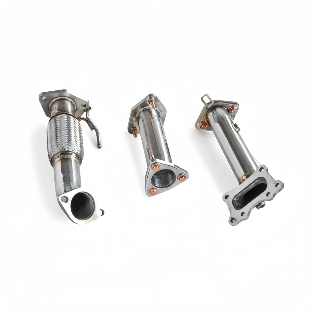 Downpipe Exhaust For Acura TL 2.4 2009-2014 Stainless Steel High-Flow Exhaust Pipes Head