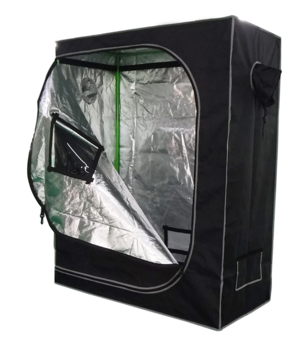 LED Grow Plant Indoor Tent 60*60*120MM Stainless Steel Structure Highly Reflective Fabric 600D Mylar grow indoor kit tent