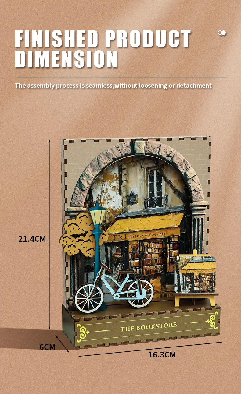 product wooden standing night light 3d puzzle craft holiday gift wooden assembly decorative ornament set-1