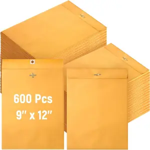 Customizable Kraft Paper Envelope Gummed Closure Durable Packaging Custom Mailing Bags for Document Shipping Documents Storage