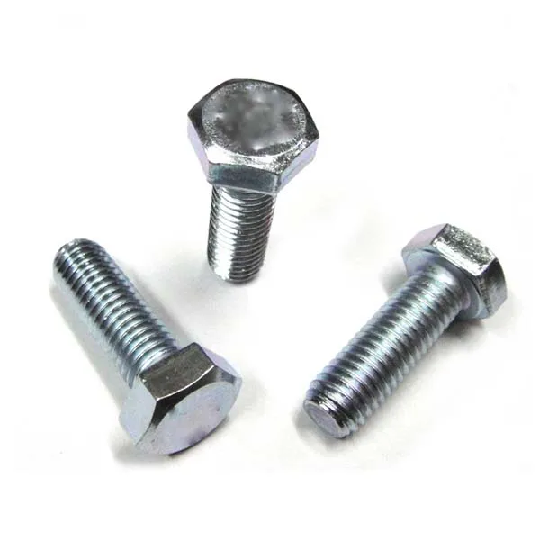 Custom DIN933 Hexagon bolts carbon steel black zinc high quality 8.8 M3 M8 M12 Hex Head Bolts screws