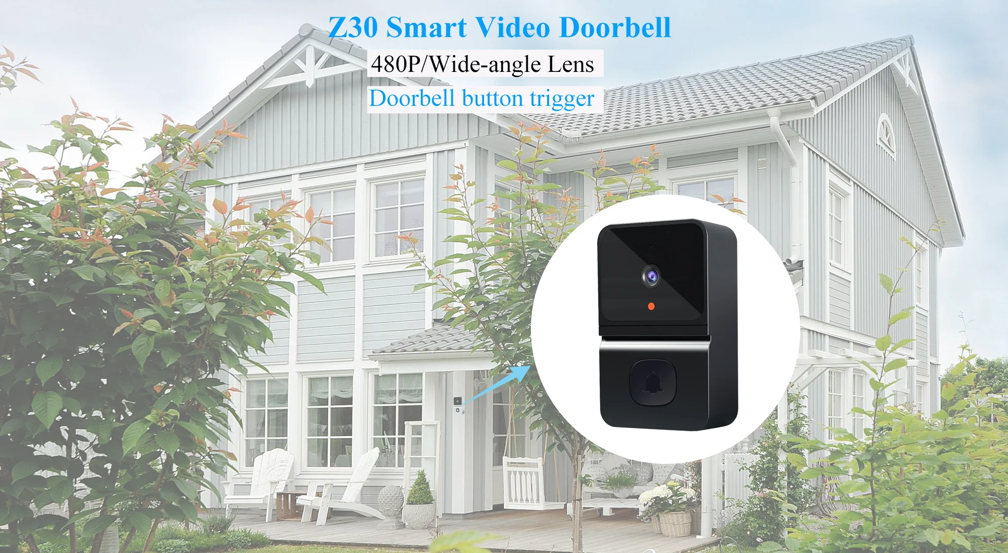 Mini Black Home Security Antitheft Monitor Infrared Night Vision