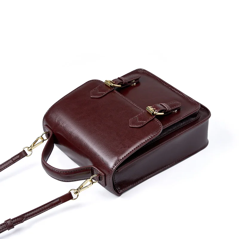 Factory Supply Wholesale Fashion Design School Bag Leather for Female Back Pack Bag Cow Leather Women’s Mini Backpacks Bag