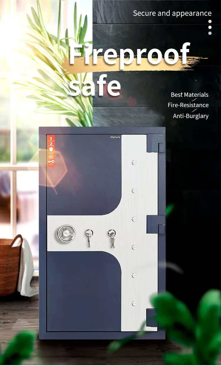 CEQSAFE High Security Digital Lock Home Hotel Money Safe Box 2 Hour Fireproof Safe factory