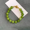 Pulsera verde de 10 mm