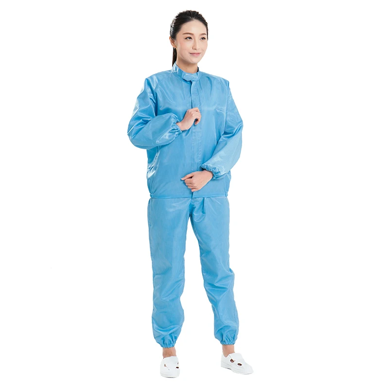 Wholesale Semiconductor Industry Dust Free Cleanroom Microfiber Clothes esd clothes