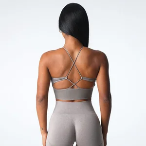 2026 High Quality Yoga Wear Sports Bras Custom Fitness Workout Gym Seamless Bra for Women