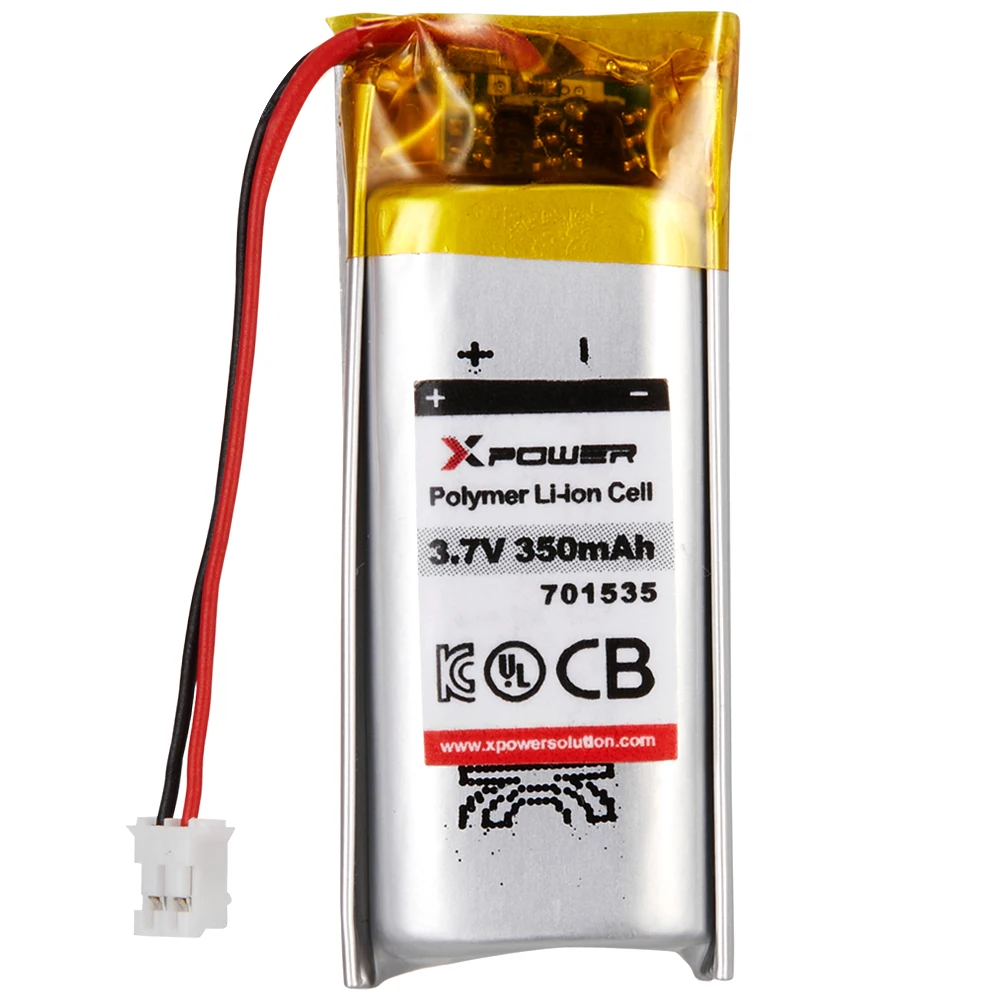 3.7v 350mah Ultra Thin Polymer Lithium Ion Battery For Long Term Blood Pressure Measurement