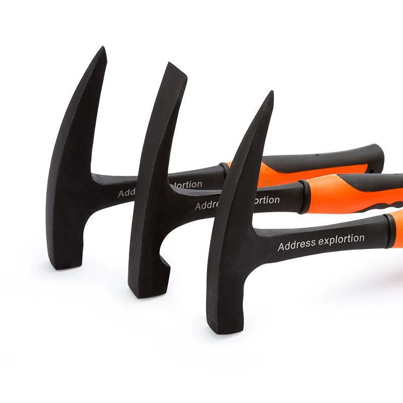 Высококачественный археологический молоток OEM остроконечный Молот с плоской головкой геологический молот