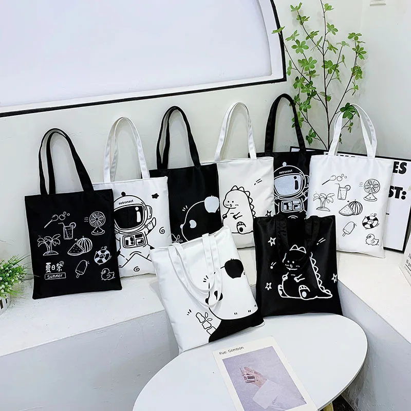 2024 New Fashion Large Linen Canvas Bag Japanese College Student Class   H7fc80b7062d74c0cac26b309ae88153b4 