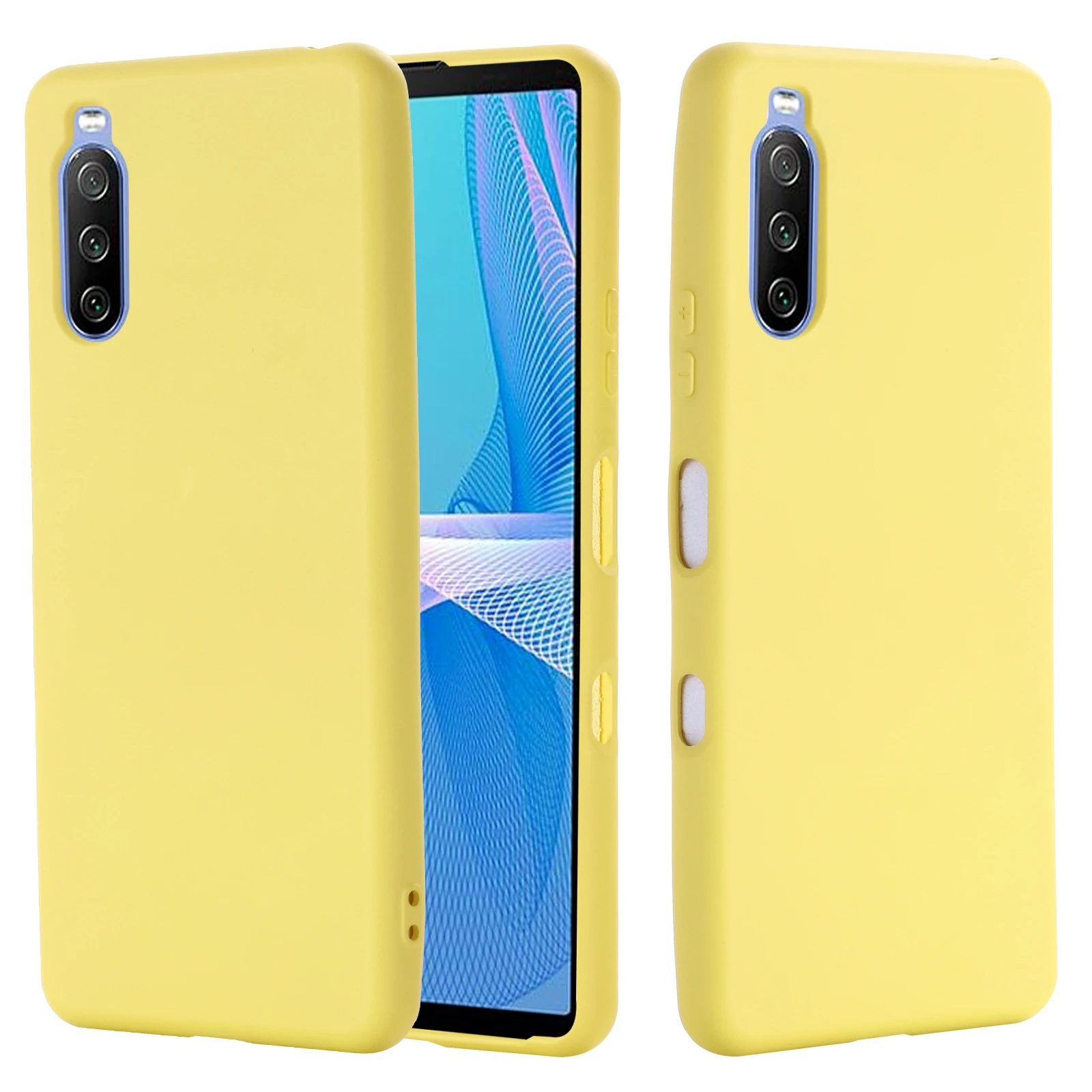 High Quality Colorful Silicone Custom Phone Case for Sony Xperia 10 III Liquid Silicone Rubber Case Cover