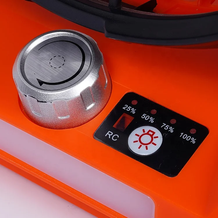 Factory Direct Remote Control Camping Fan Rechargeable 12v 5w Portable Solar Camping Fans with Solar Panel