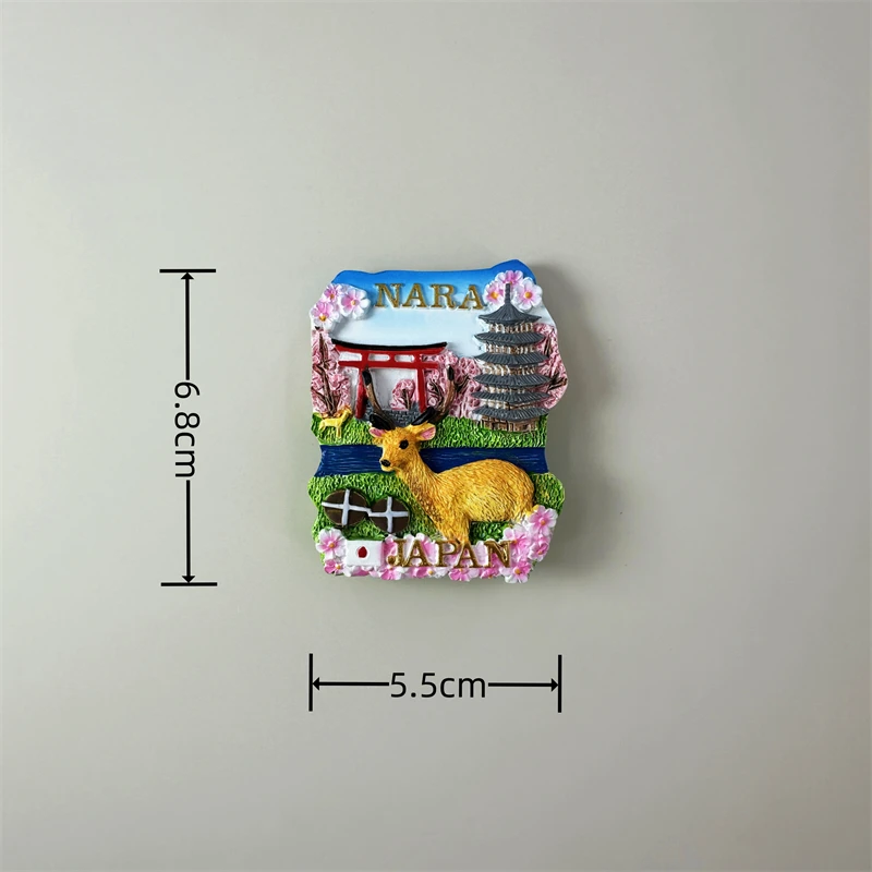 Tokyo Mount Fuji Magneti per frigorifero 3D Turismo Souvenir Magneti per frigorifero in resina Collezione di adesivi Decorazione regalo artigianale  15