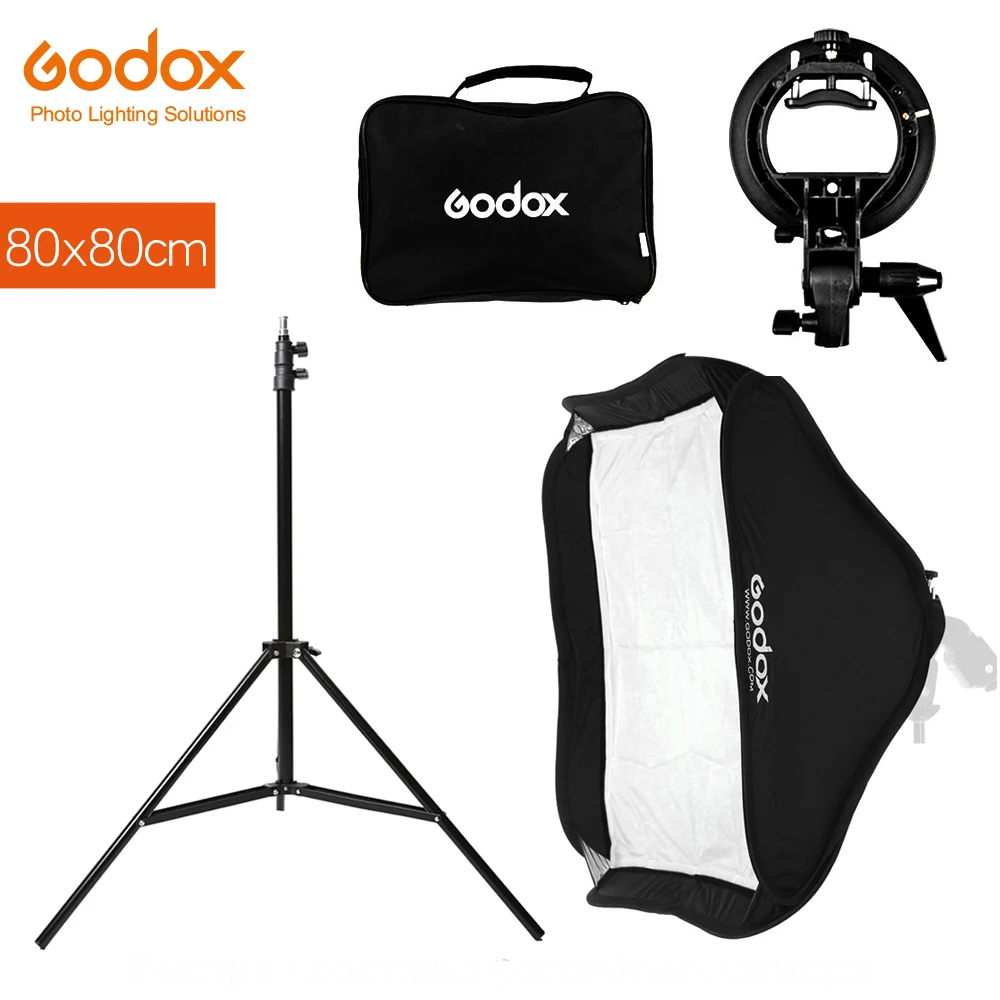 Godox 80x80 Softbox Godox 80×80 Softbox And Grid Kit With S-Type
